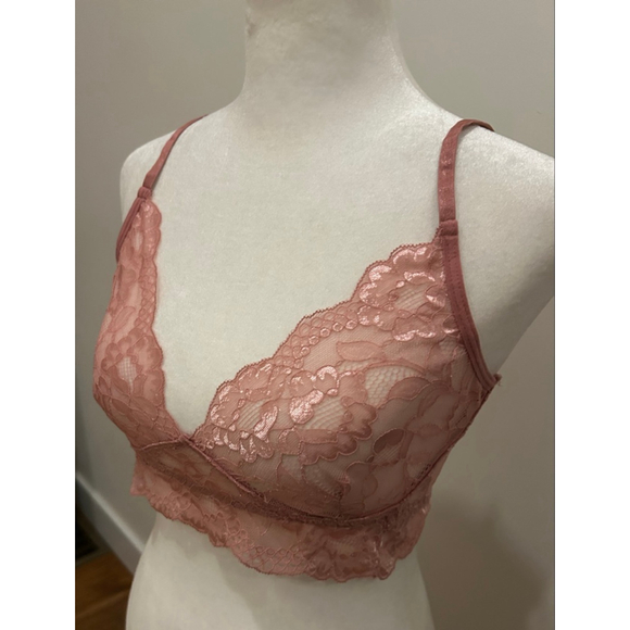 Women's ADOME Pink Lace Bralette S - Picture 2 of 5